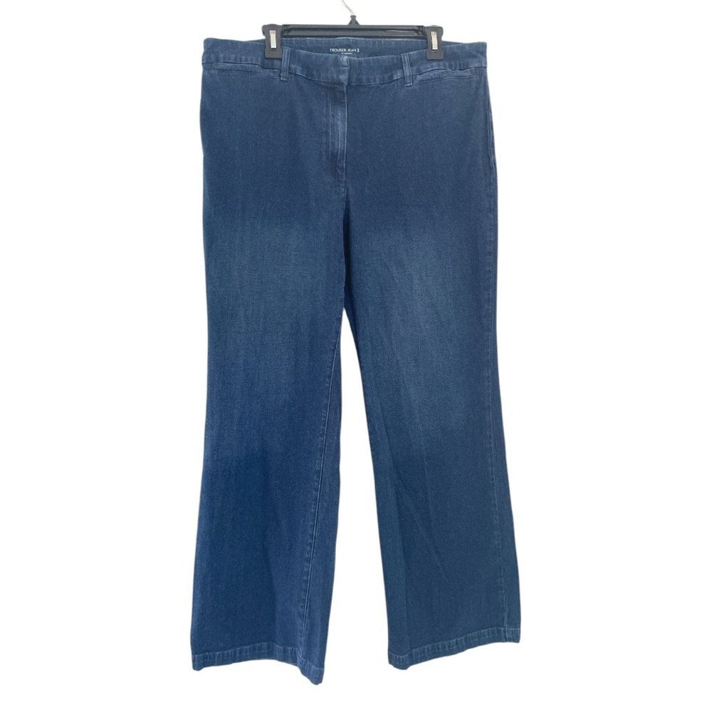 Chico's Dark Blue Trouser Jeans